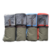 Load image into Gallery viewer, HELLAGOOD Blanket Doug Fir Green with Coal grey furry