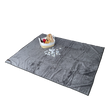 Load image into Gallery viewer, HELLAGOOD Blanket Doug Fir Green with Coal grey furry