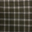Load image into Gallery viewer, The Legacy Blanket Deep Charcoal Grey with Black Trim and Green Tartan Pendleton Wool - Belmont Blanket