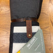 Load image into Gallery viewer, The Legacy Blanket: Deep Charcoal Grey with Black Trim and Pendleton Wool Variations - Belmont Blanket
