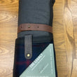 Load image into Gallery viewer, The Legacy Blanket: Deep Charcoal Grey with Black Trim and Pendleton Wool Variations - Belmont Blanket