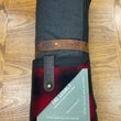 Load image into Gallery viewer, The Legacy Blanket: Deep Charcoal Grey with Black Trim and Pendleton Wool Variations - Belmont Blanket