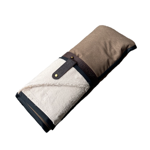 HELLAGOOD Blanket Northwest Brown Melange with Beige furry