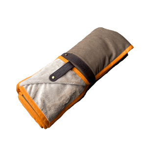 HELLAGOOD Blanket Northwest Brown Melange with Beige furry