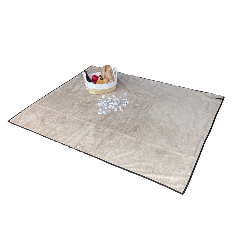 HELLAGOOD Blanket Northwest Brown Melange with Beige furry