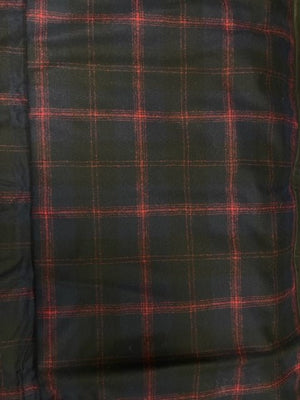 The Legacy Blanket: Deep Charcoal Grey with Black Trim and Pendleton Wool Variations - Belmont Blanket